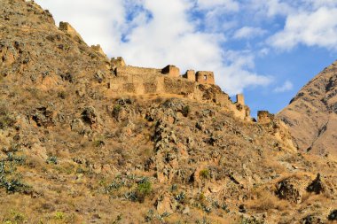 Inca Kalesi Ollantaytambo, Peru kutsal Vadisi'nde