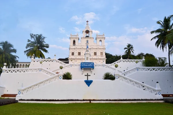 Kerk van Maria Onbevlekte Ontvangenis Panaji, Goa, India — Stockfoto