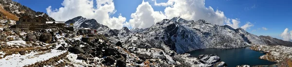 Gosainkunda lustro jeziora, Himalaje, Nepal — Zdjęcie stockowe