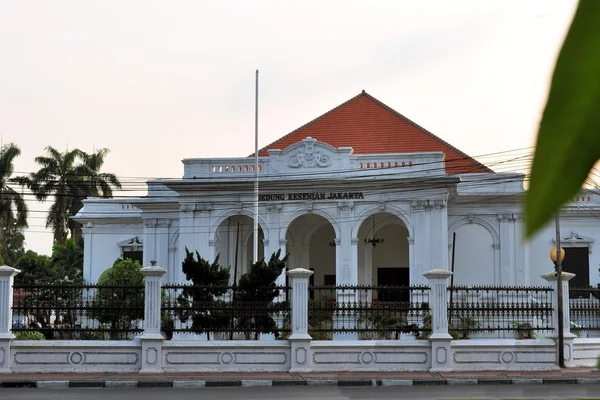 Holandské koloniální architektura v Jakarta, Indonésie — Stock fotografie