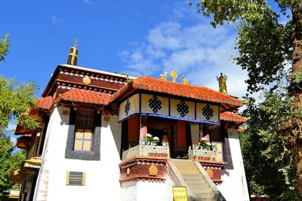 Palazzo estivo Norbulingka del Dalai Lama, Tibet — Foto Stock