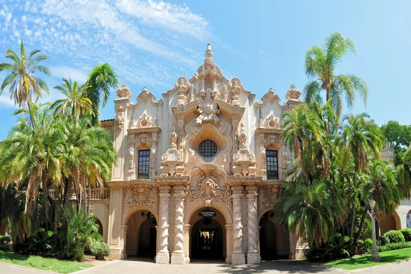 Spanska arkitekturen Balboa park, San Diego Kalifornien — Stockfoto