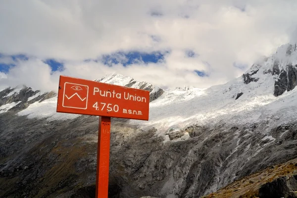 Punta Union, Cordillera Blanca, Santa Cruz Trek, Peru — Stockfoto