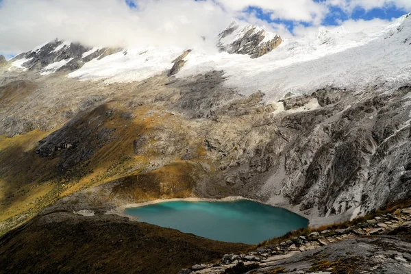 Punta Unió, a Cordillera Blanca, a Giralda Trek, Peru — Stock Fotó