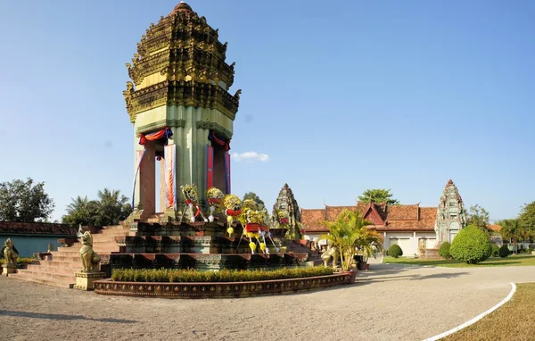 Cambodjaanse Onafhankelijkheidsplein in Siem Reap — Stockfoto