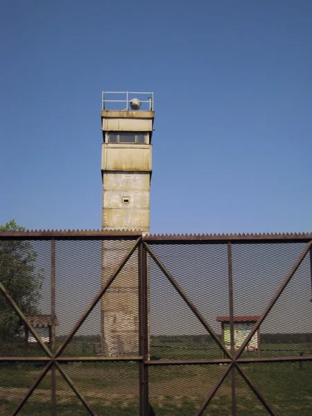Watch Tower at West-East Border German Democratic Republic — Stock Photo, Image