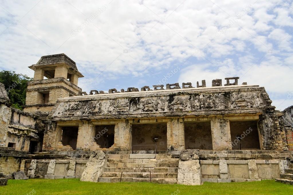 The palace of ancient Mayan city Palenque