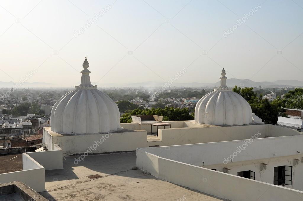 Roofs of Udaipur, Rajasthan, India