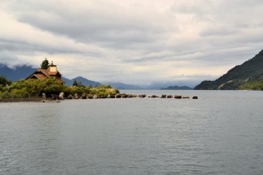 Lago Todos Los Santos, Patagonia, Şili