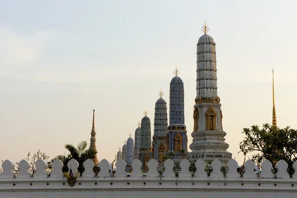 Chrám Wat Phra Kaew Smaragdový Buddha v Bangkok Thajsko Stock Fotografie