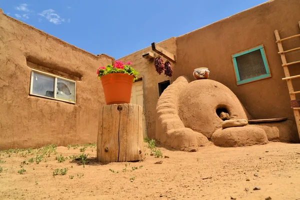 ニュー メキシコ州のタオス ・ プエブロ — ストック写真