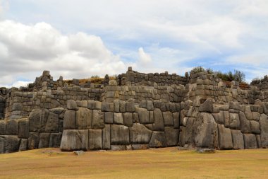 Eski Inca kale Saksaywaman, Cusco, Peru