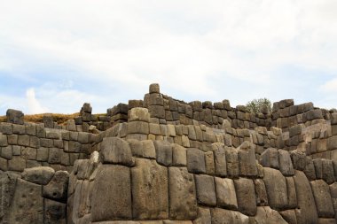 Eski Inca kale Saksaywaman, Cusco, Peru