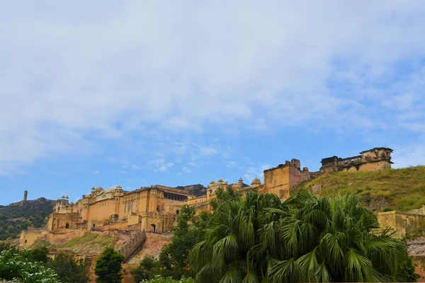 Medieval Amber Fort, Jaipur, Rajastán, India — Foto de Stock