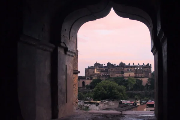 Jahangir Mahal maharaja palácio, Orchha, Índia — Fotografia de Stock