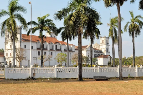 Portuguese St. Catherine Cathedral, Old Goa, India. — Stock Photo, Image