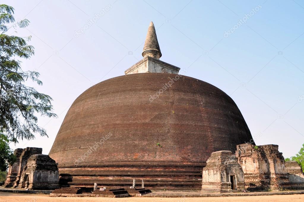 Rankoth Ancient Buddhist Stupa, Polonnaruwa, Sri Lanka