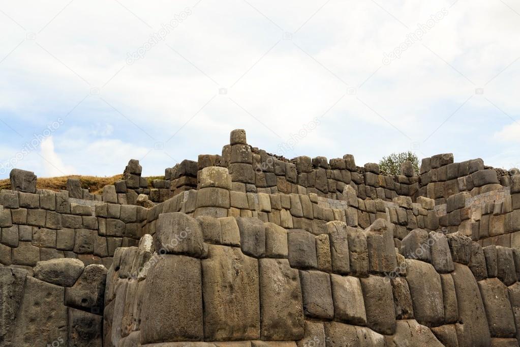 Ancient Inca fortress Saksaywaman, Cusco, Peru