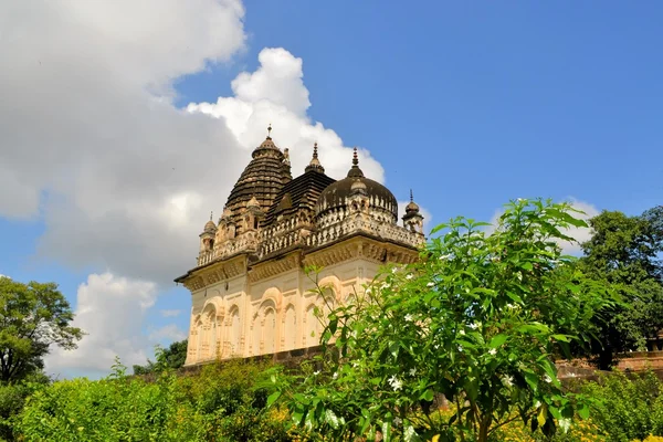 Khajuraho templos hindúes y jainas, India . — Foto de Stock