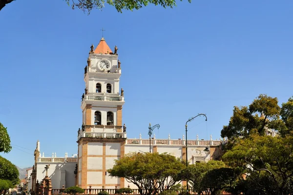 Architettura coloniale bianca a Sucre, Bolivia — Foto Stock