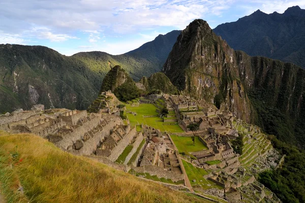 Мачу-Пикчу, потерянный город инков в Андах, Перу — стоковое фото