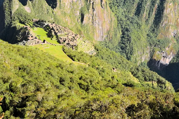 Machu Picchu, ciudad inca perdida en los Andes, Perú — Foto de Stock