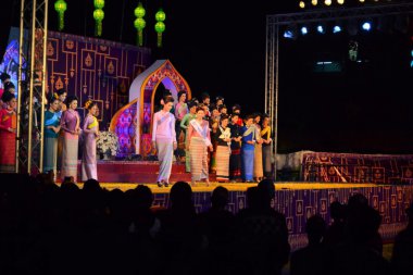 Bayan Yee Peng, Chiang Mai, Tayland için güzellik yarışması yarışma