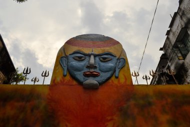 Pandal, geçici Tapınağı için Hindu Tanrıça Durga, Kalküta adanmış detay
