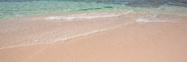 Sommer Strand Hintergrund mit sauberem Sand — Stockfoto