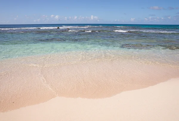 Yaz plaj arka plan temiz kum ile