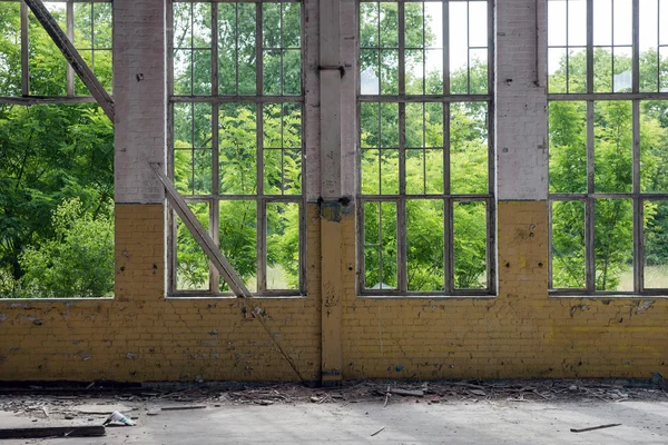 Ventanas en un complejo abandonado — Foto de Stock