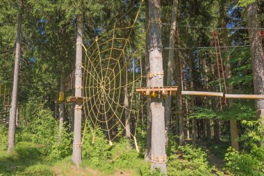 Tırmanma park, macera Bahçesi