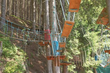 Tırmanma park, macera Bahçesi