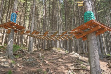 Tırmanma park, macera Bahçesi