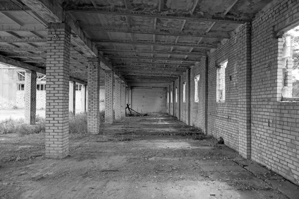 Εγκαταλελειμμένο κενή αίθουσα — Φωτογραφία Αρχείου