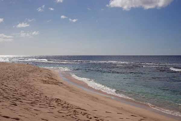 Карибский пляж в Гваделупе — стоковое фото