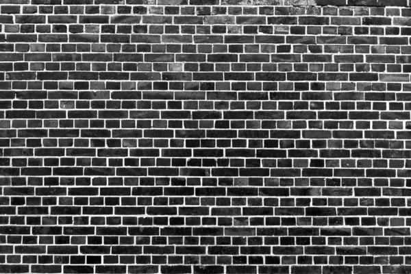 Schwarze Backsteinmauer Textur Aus Schwarzem Ziegelstein Hintergrund Der Schwarzen Backsteinmauer — Stockfoto
