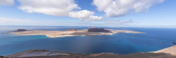 Panorama View Graciosa Island Lanzarote Canary Islands — Stock Photo, Image