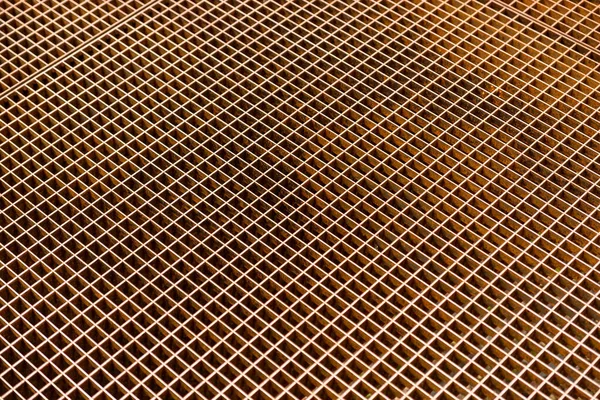 Rusty Metallic Grid Bakgrund Abstrakt Bakgrund För Design Och Projekt — Stockfoto