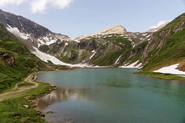 Alpenmeer Genaamd Nassfeld Speicher Hohe Tauern National Park Oostenrijk — Stockfoto