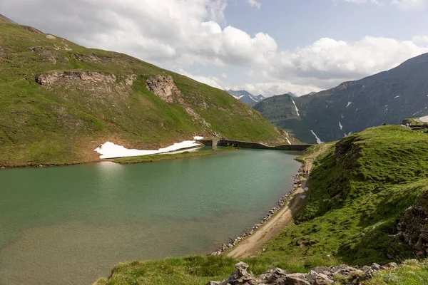 Alpenmeer Genaamd Nassfeld Speicher Hohe Tauern National Park Oostenrijk — Stockfoto