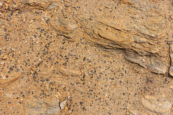 浅褐色岩石背景 靠近点 — 图库照片