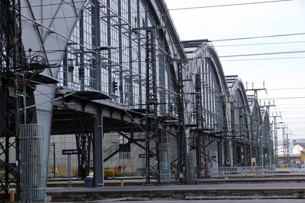 Detalhe da estação ferroviária — Fotografia de Stock