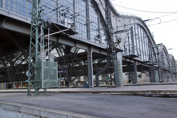 Detail of the train station — Stock Photo, Image