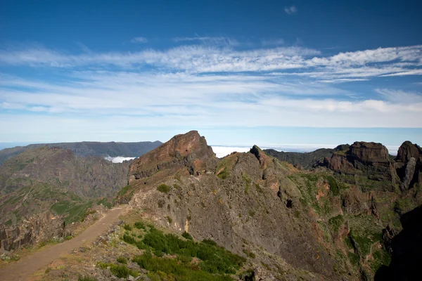 Way to Pico do Arieiro, Madeira — Stock Photo, Image