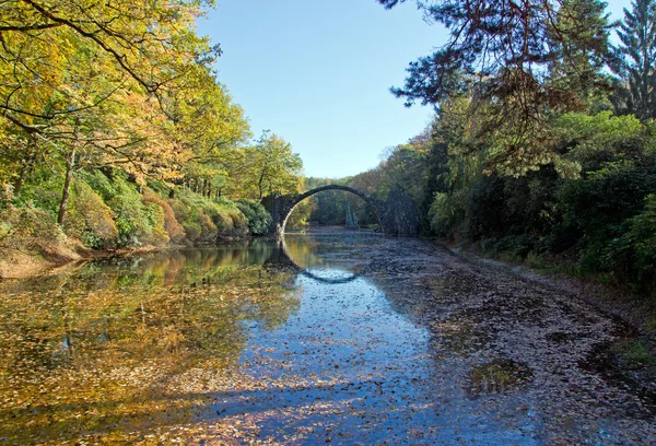 Autumn in the Kromlauer Park — Stock Photo, Image