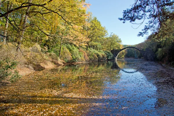 Otoño en el Parque Kromlauer — Foto de Stock