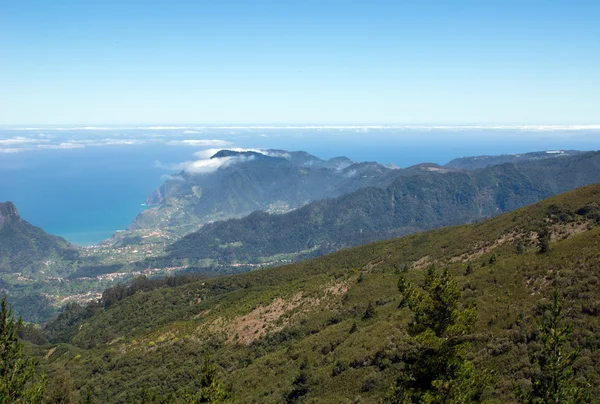 Weergave van de Noord kust van Madeira — Stockfoto