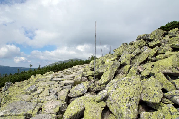 Sentieri escursionistici in montagna — Foto Stock