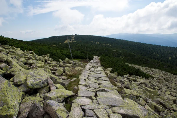 Rutas de senderismo en las montañas — Foto de Stock